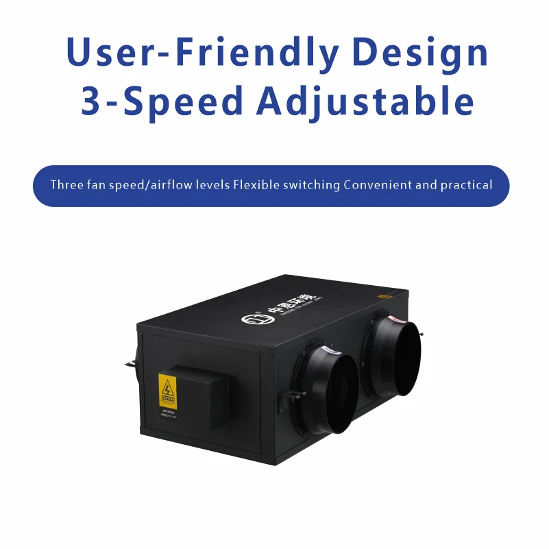 30DF Dual Airflow Ventilation System, Balanced Home Fresh Air Unit with ...