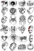 Hs1831-5 silver 24pcs