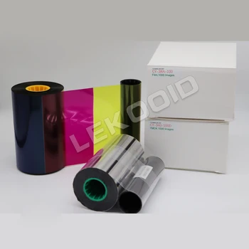 カードプリンター CY-340-100 フィルムリボン CY-3RA-100 互換性のあるカードプリンターCY-340-100D YMCKリボンとCY-3RA