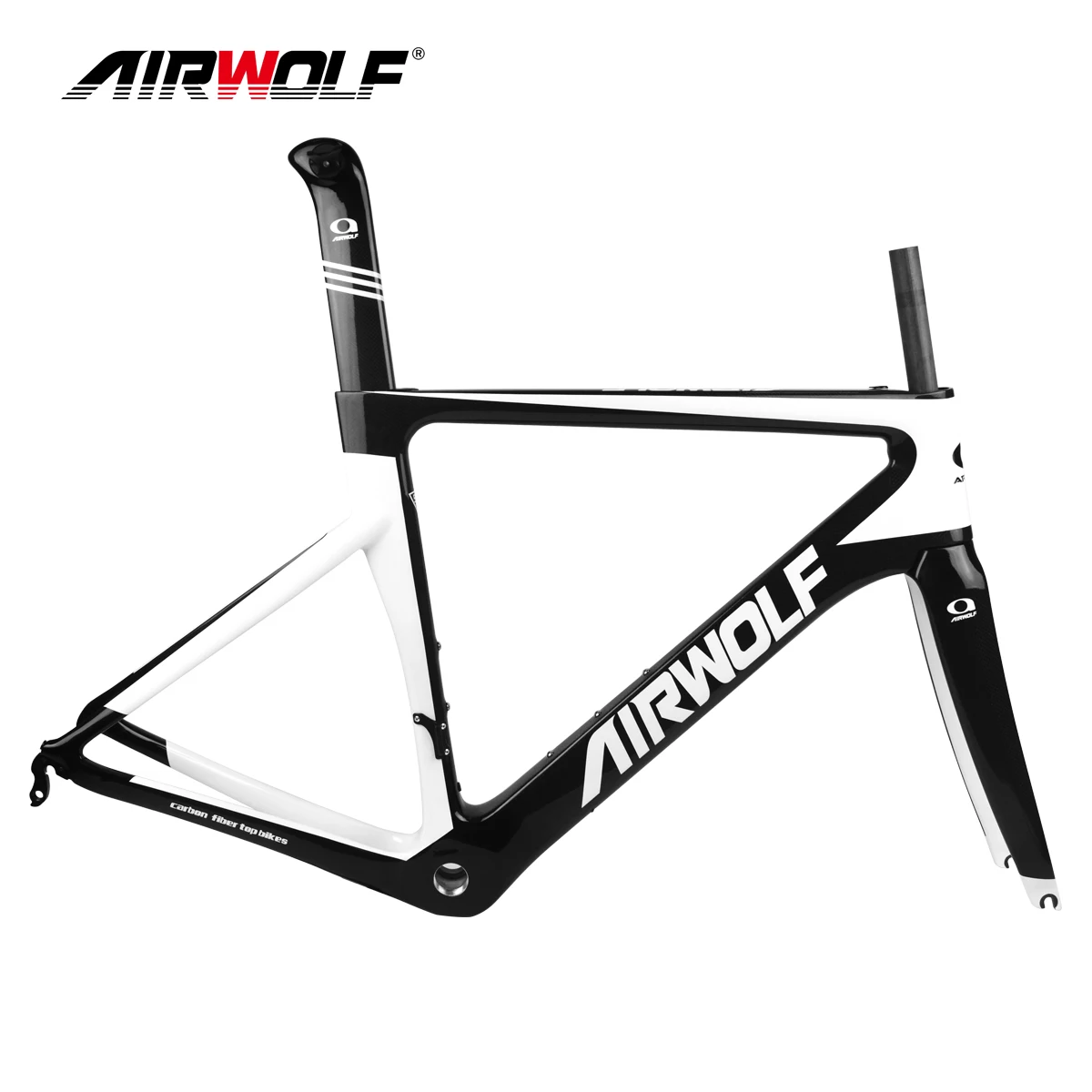 Airwolf Carbon Road Bike Frame Di2 And Mechanical Framework Bicycle