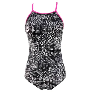 Custom Sleeveless Sport Training Swimsuit for Ladies Custom One Piece Backless Women's Racing Swimwear Fitness Bathing Suit