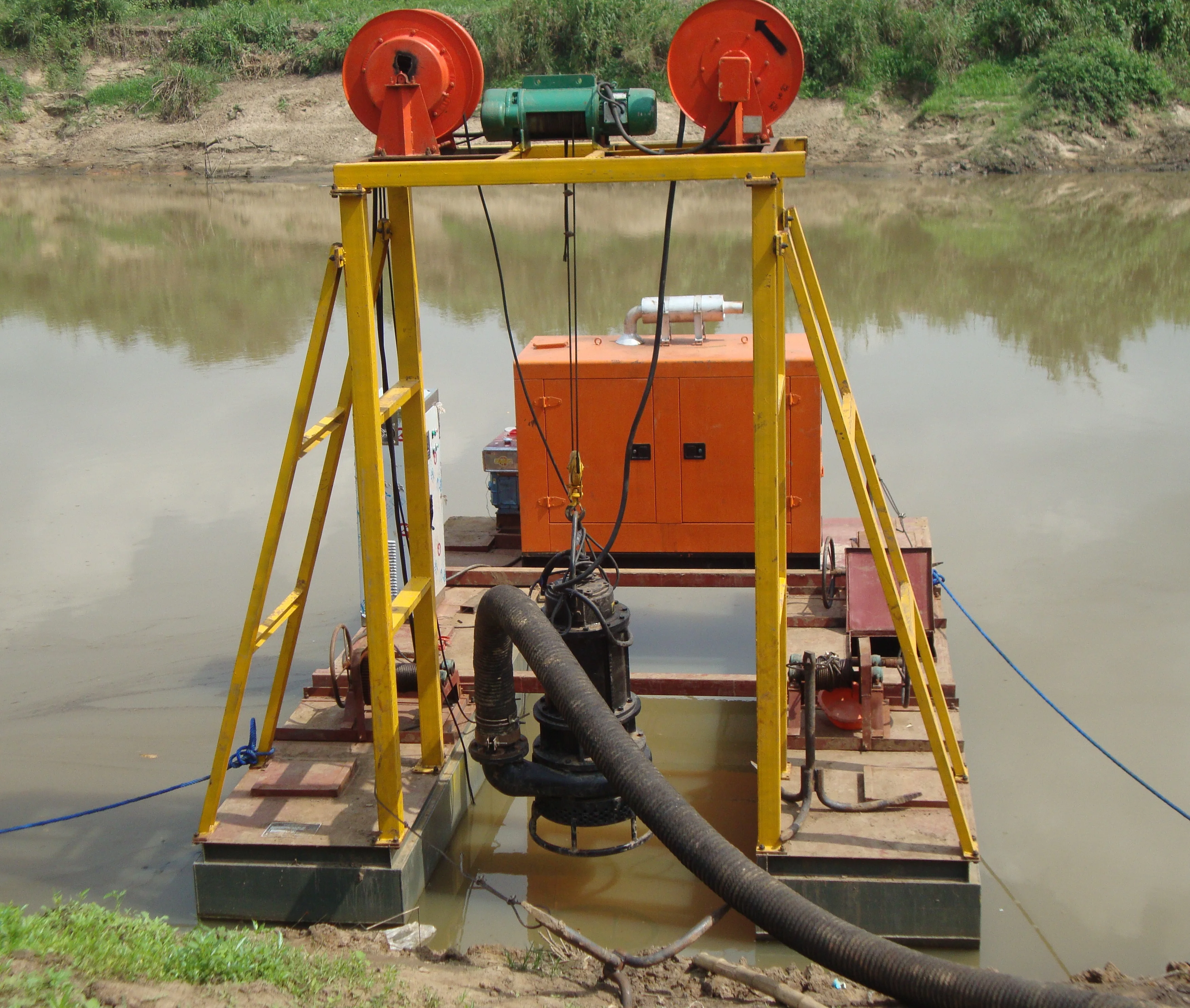 River Barges River Sand Mining Equipment Vertical Pump Dredger ...