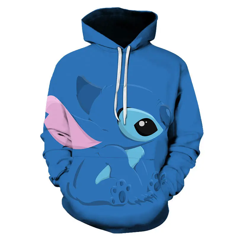 cute stitch moletom com capuzs