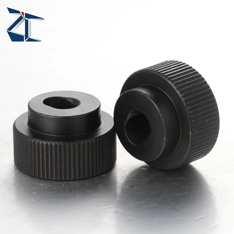 product customized dimension metal nut aluminum knurled screw and nut thumb screw and nut-60