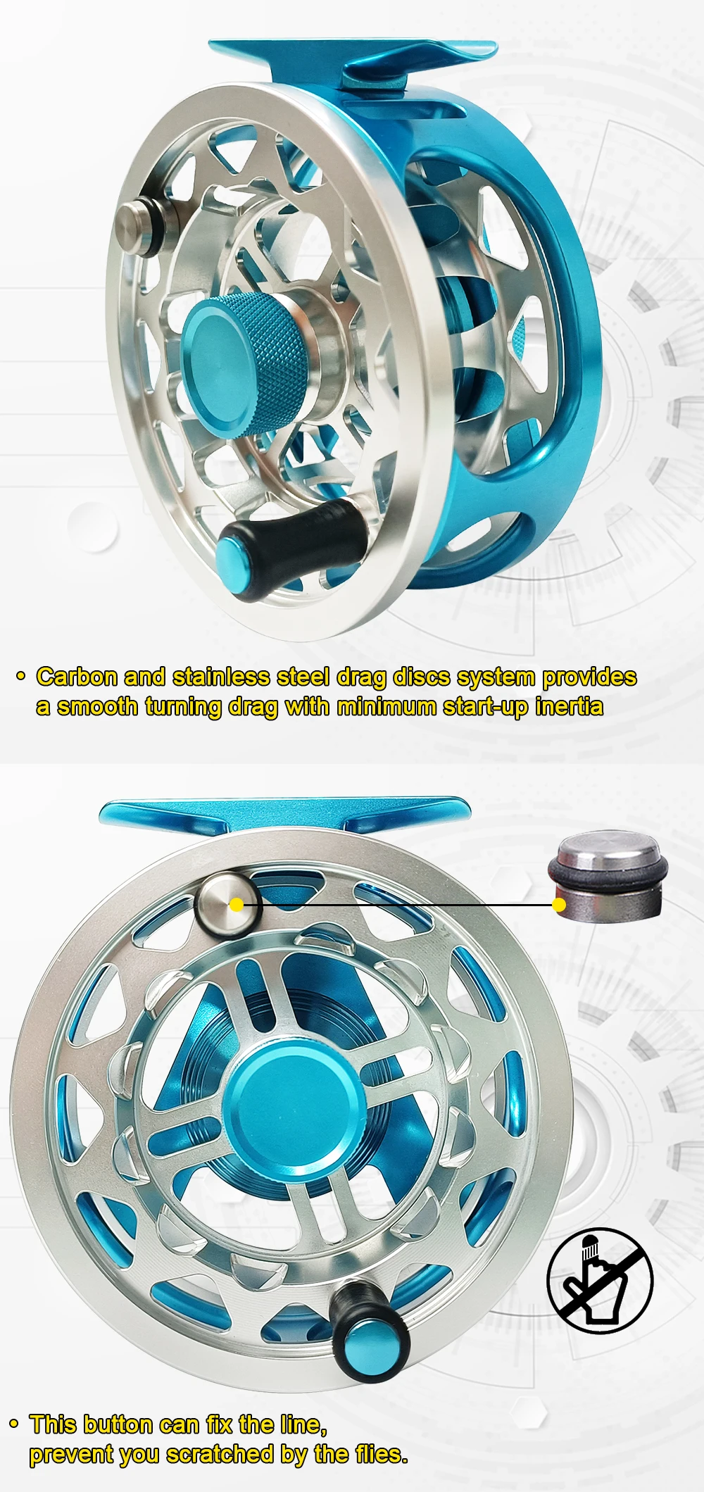 Newbility Wholesale 2+1bb 11 Super Light 3/4 5/6 Fully Sealed Fly