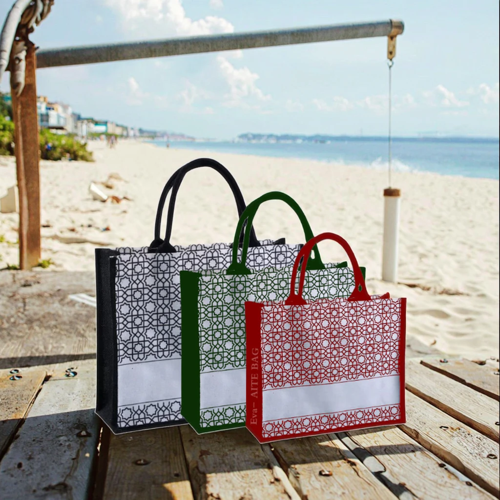 Factory Reusable Wholesale Accompaniment Bags Vintage Floral Concealed Buckle Gift Custom Canvas Tote Bags supplier