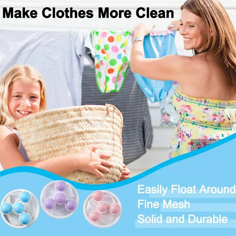 D5538 Reusable Washing Machine Filter Bag Floating Lint Hair Catcher ...