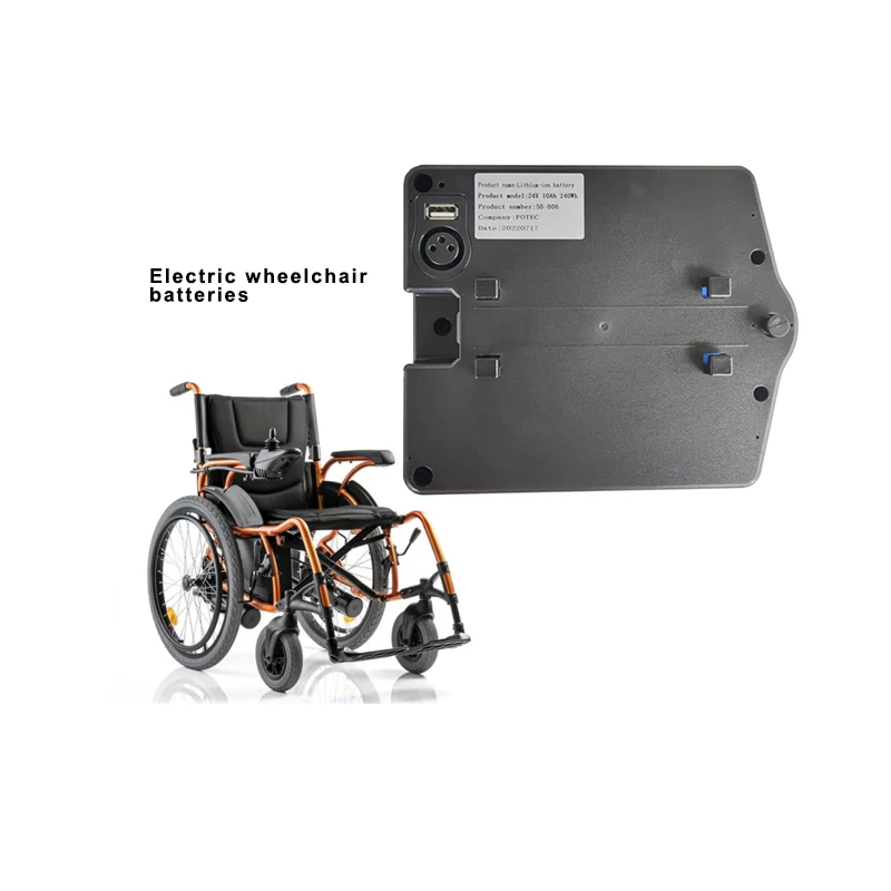N5909 Electric Wheelchair Batteries Usb Charging 24v 6ah Lithium Battery For Electric Wheelchair