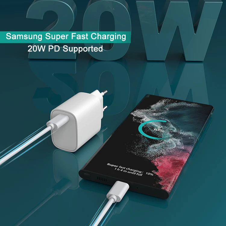 Cell Phone Android Charger Type-c Adaptive Original Excellent Pd Qc Super Fast Smartphone Charger for Samsung S10 Vivo Oppo Vooc