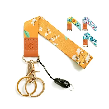 Custom Wrist Lanyards Key Chain Holder Premium Quality Wristlet Lanyard Phone Keychain USB Card Holder for Man Women
