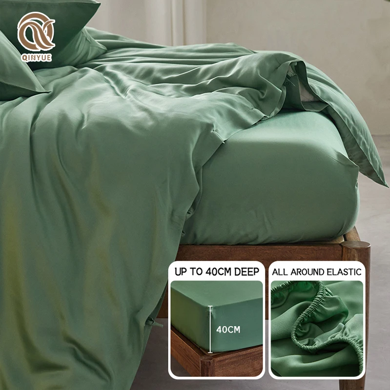 Eco Friendly Bedding 100 Viscose From Bamboo Fitted Bed Sheets With