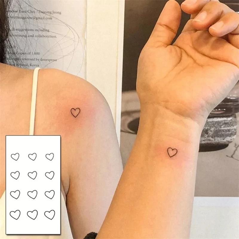 3 hearts  Tattoos for daughters Tiny wrist tattoos Mommy tattoos