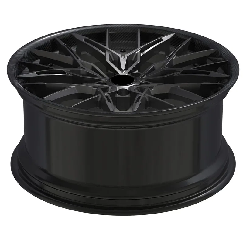 Custom 2-piece Forged Wheel Concave 24 18 19 17 20 22 Inch Car Rim for BMW Chevrolet Dodge Chrome Sport Wheel Rim Carbon factory