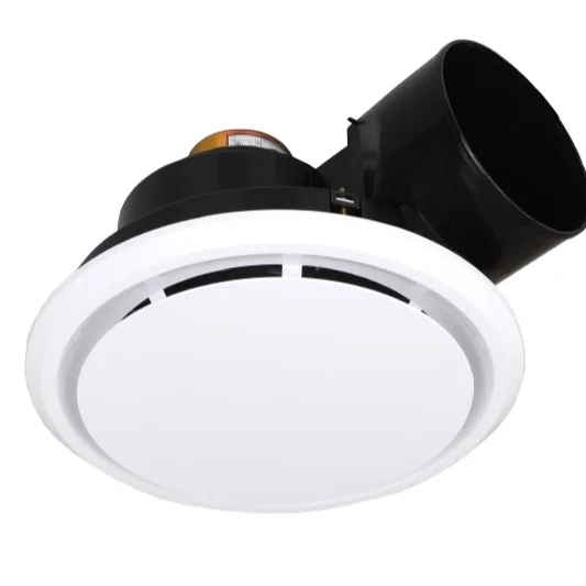 Lumière LED de salle de bains et ventilateur de plafond d'extraction d'extraction