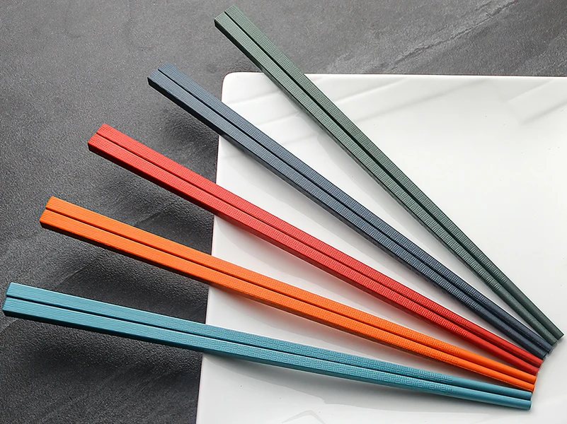 Custom Pet Fiberglass Alloy Chopsticks Reusable Japanese Sushi Chop