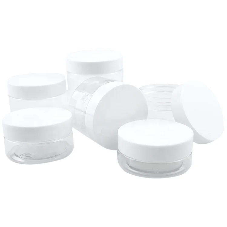 250ml Cosmetic Jar 16 Oz 50 Gram 250 Ml 200ml 12 Oz 330g Large 250ml Container Jars 200 Ml Skincare Plastic Cosmetic Jar Multiple Sizes With Lids