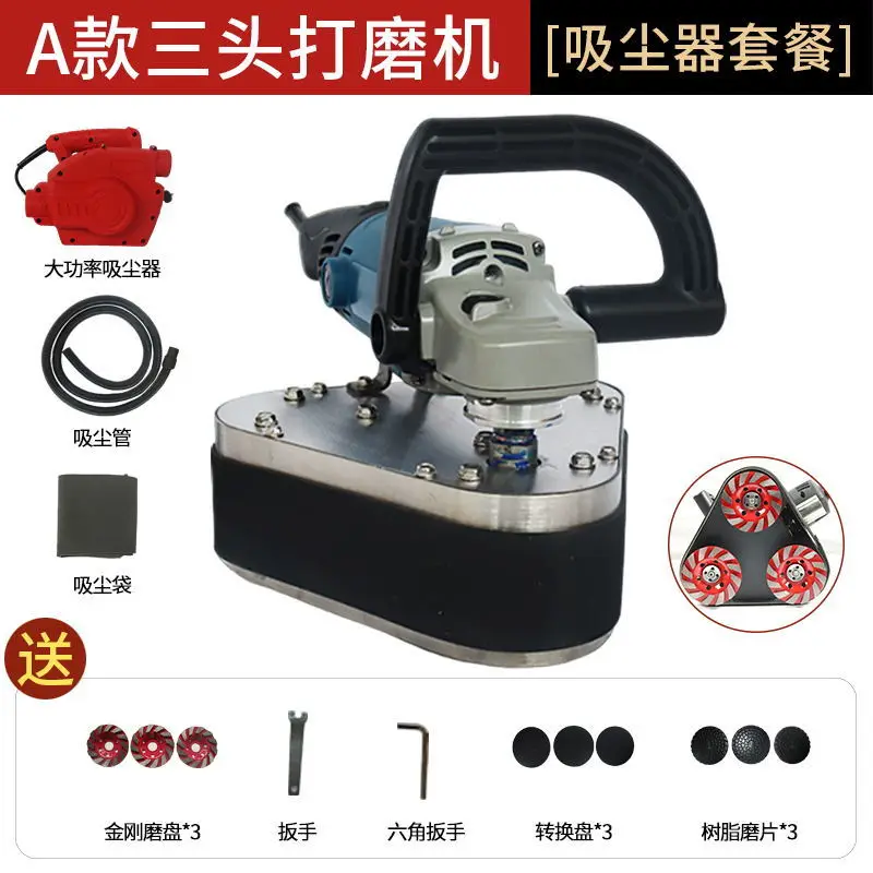Mini Manual Concrete Polishing Machine with Diamond Disc New Condition Roughing Floor Grinder for Concrete Floors