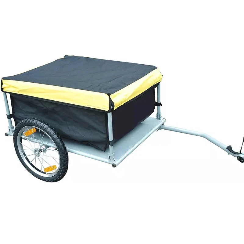 Folding Aluminum Alloy Bike Cargo Trailer Bicycle Carrier ODM