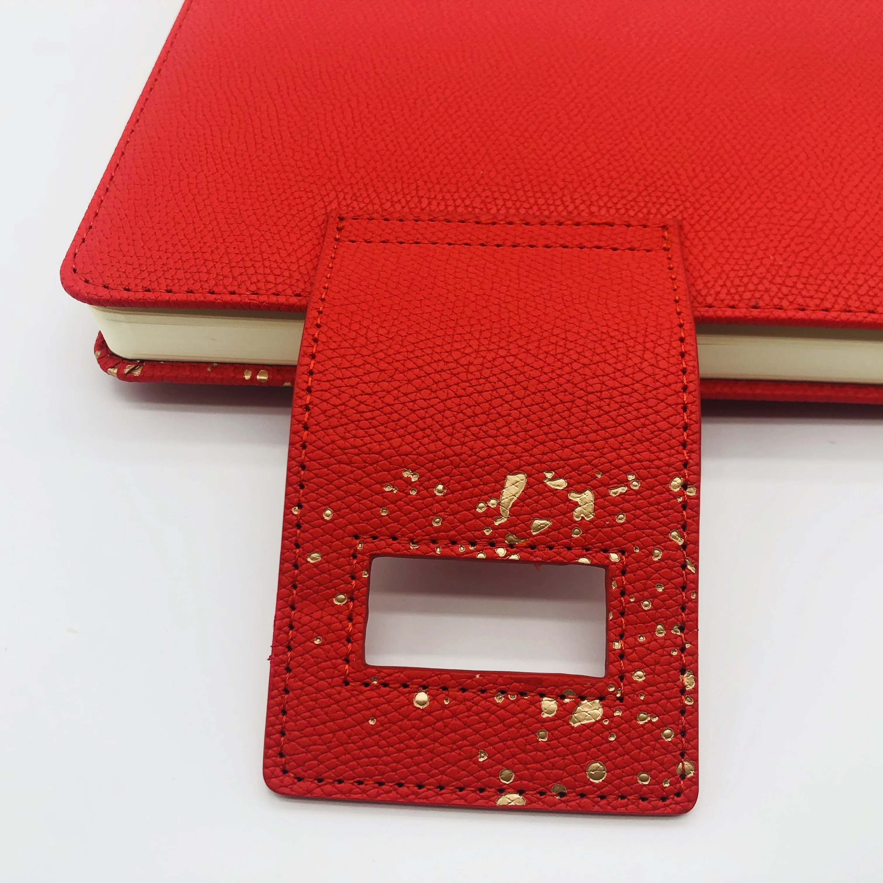 
 Пользовательский Печатный роскошный модный Печатный дневник из золотой фольги с ручкой  