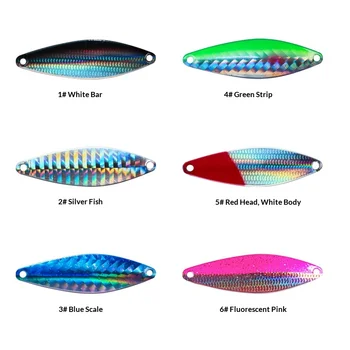 Lexin Luya Bass Artificial Hard Bait Flash Laser Metal Sequins Far-Shoot Full Swimming Layer Freshwater Bambon – Metal Jig – view 4