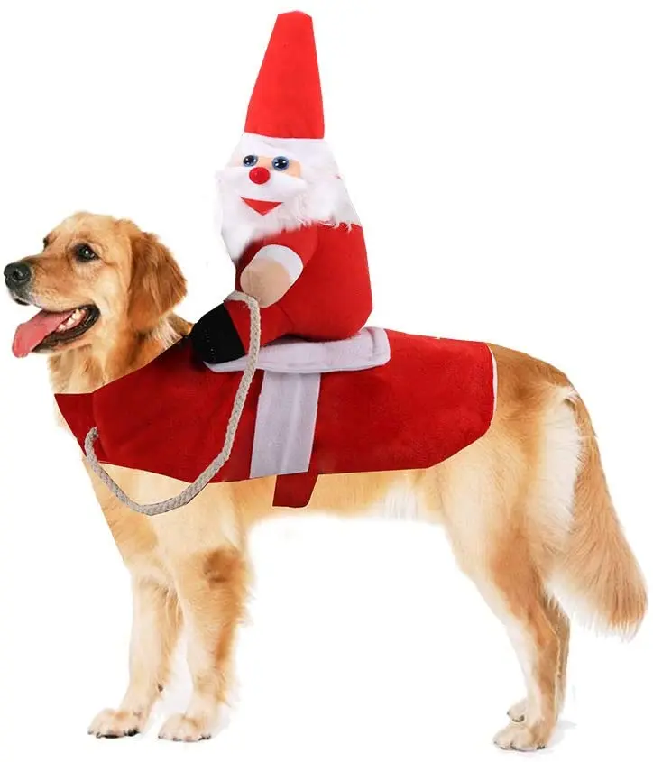 Dog Christmas Outfit Cat Christmas Costume Santa Claus | Dog Cat Christmas  Costume Santa Claus Dress, 