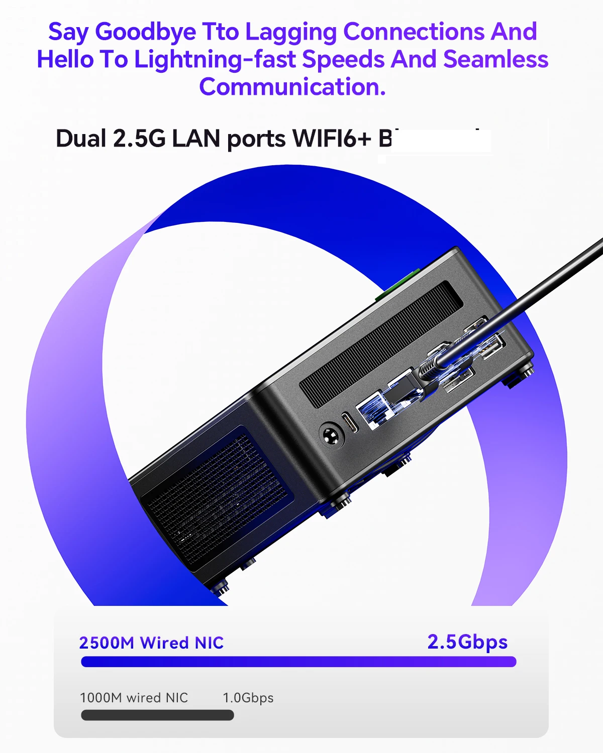 AOOSTAR GEM12+ Mini PC - Powerful AMD Ryzen 7 PRO 8845HS