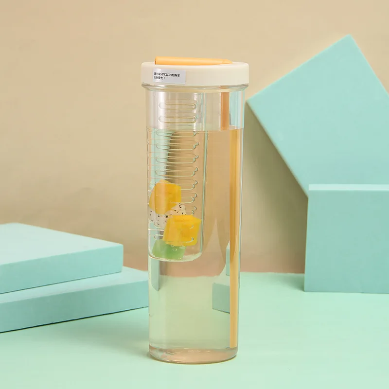 Leakproof Fruit Infuser Water Bottle Premium Plastic Diffuser
