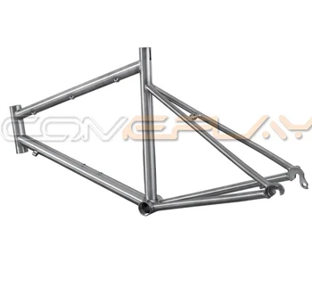 COMEPLAYチタンミニベロロードバイクフレーム、クイックリリーステール