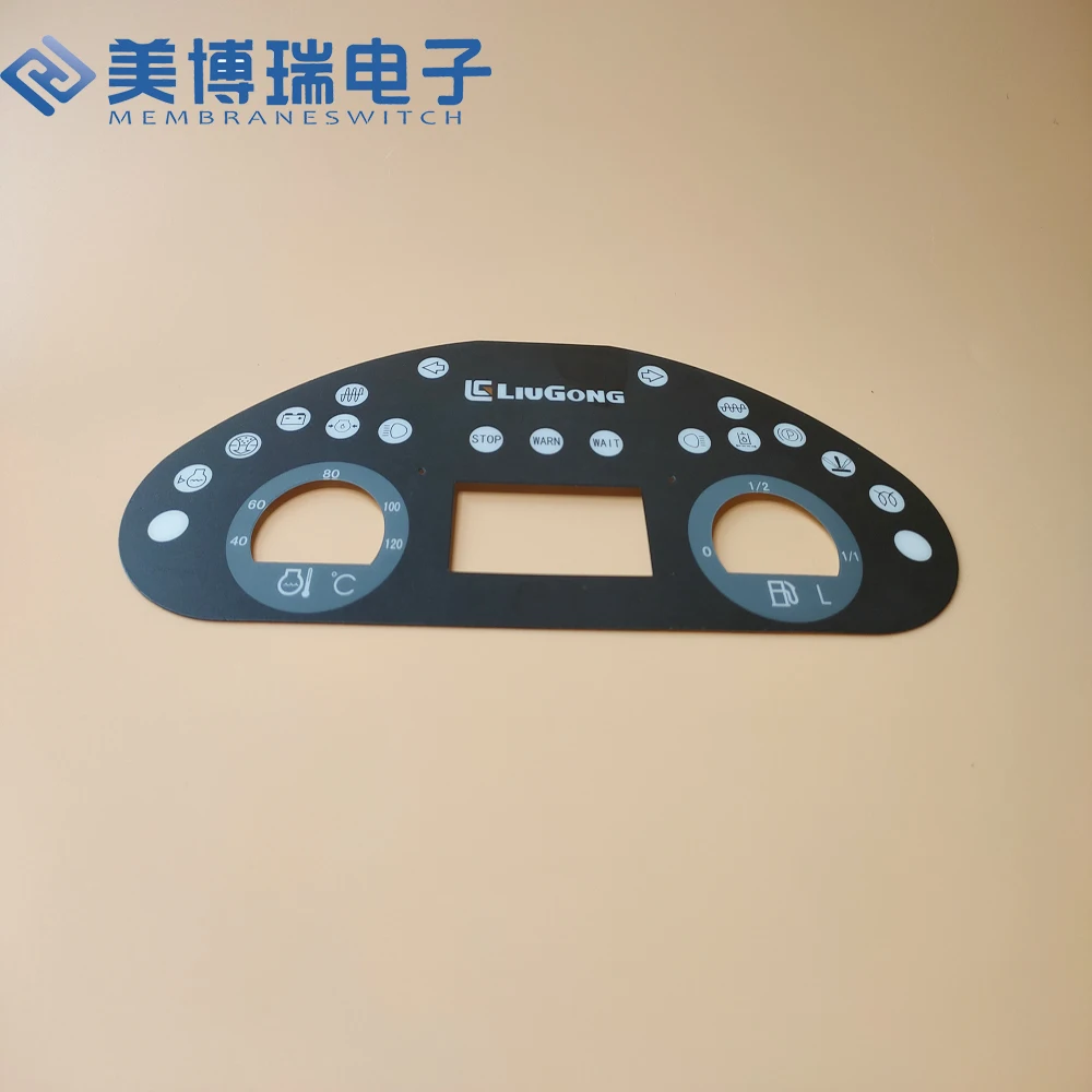 Custom Dashboard Speedometer Silk Screen Printing 2d Dial Panel Face ...