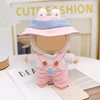 1. Pink overalls three-piece set (without doll)