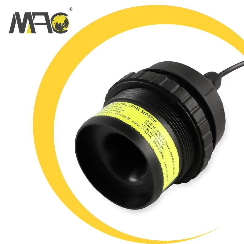 IP67 Water Level Indicator Ultrasonic Level Sensor for Sewage Water Level Measurement