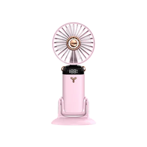 2400mah USB Rechargeable Mini  Hanging Neck  Handheld Portable Fan Can Be Wall Mounted and Also Can Tabletop