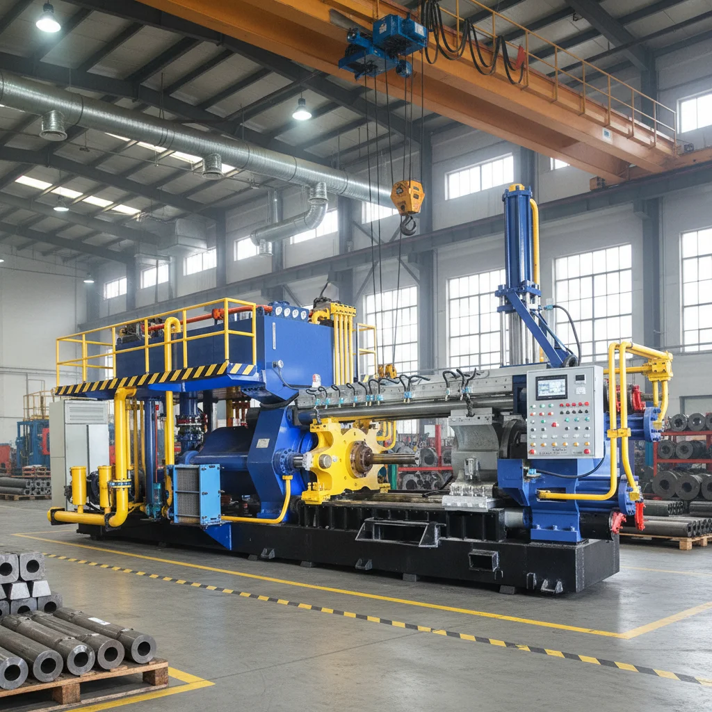 700-tonne aluminium & copper continuous extrusion press