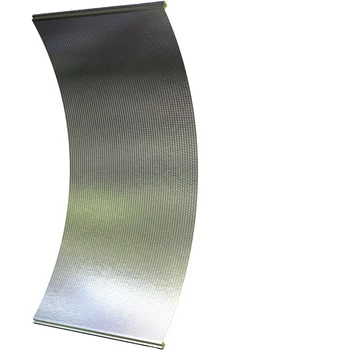 Stainless steel pressure curved screen 120 degree wedge wire 316L acid resistant V shape filter screen