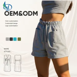 Women's Basic Sports Shorts, Casual Stretch Waist, Running and Fitness