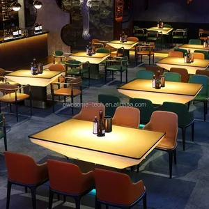 Wholesale Outdoor Led Furniture Waterproof Light up Cofffe Table for Party