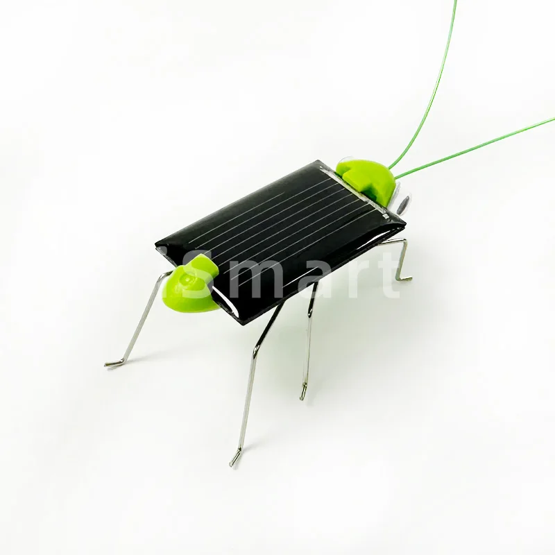Jouet Solaire Grasshopper - Mini Insecte Électrique Qui Bouge Au Soleil, Jouet Éducatif Et Farce