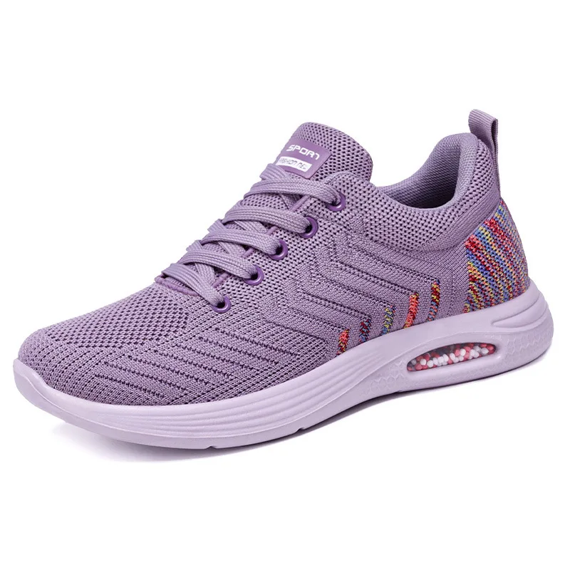 2024 New Fashion Women's Mesh Shoes Ladies Sports Shoes Trendy Air Cushion ladies casual shoe