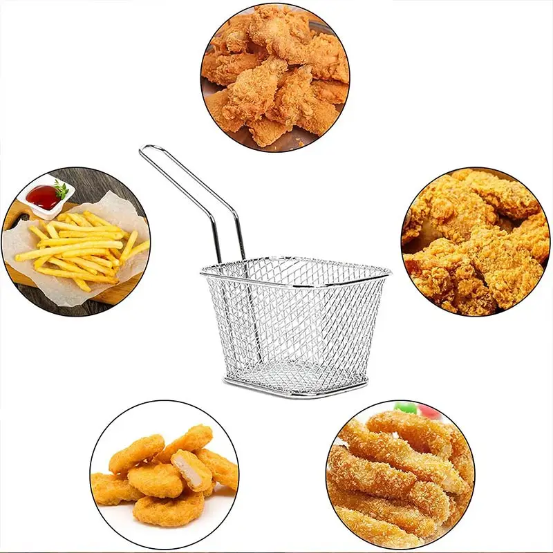 stainless steel basket french fry air fryer