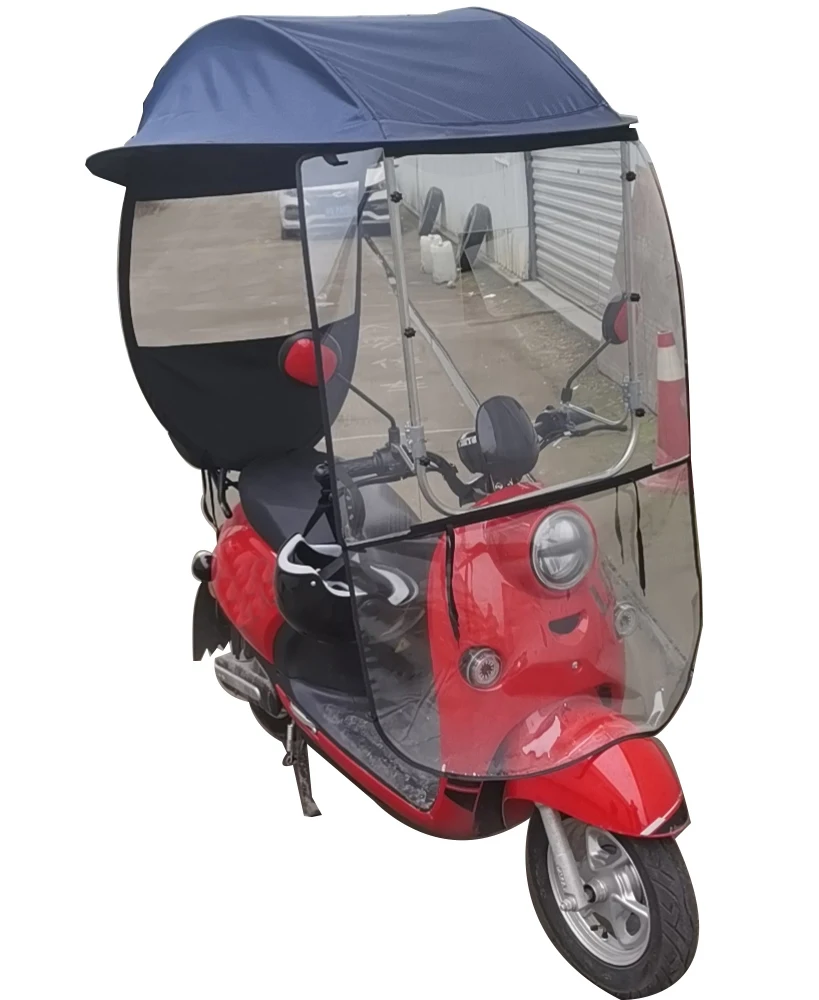 Motorcycle Bike Rain Canopy Universal Electric Cycling Bike Rain
