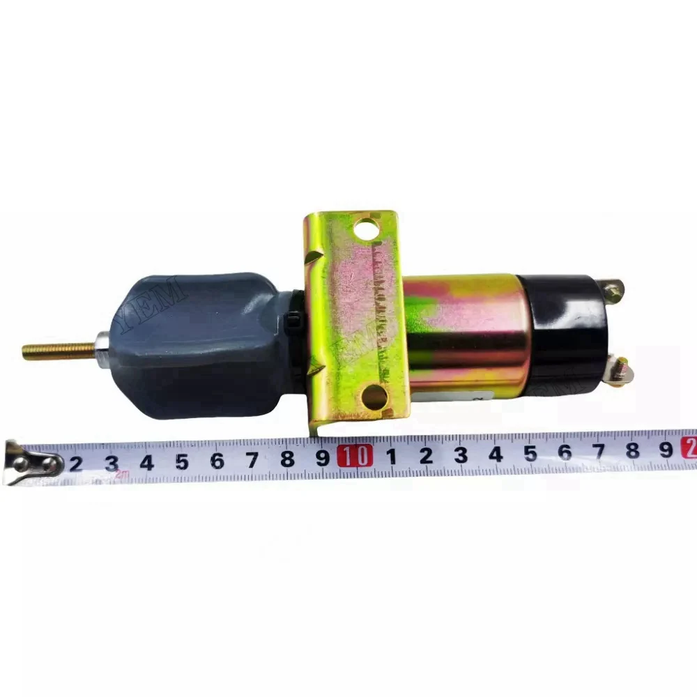 3 Terminals 12V Fuel Shutoff Solenoid 1504-12C2U1B1S1A replace Woodward 6