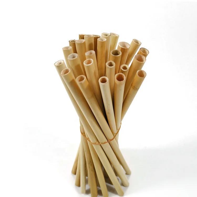工厂销售可生物降解的一次性天然芦苇吸管 - buy natural reed straws