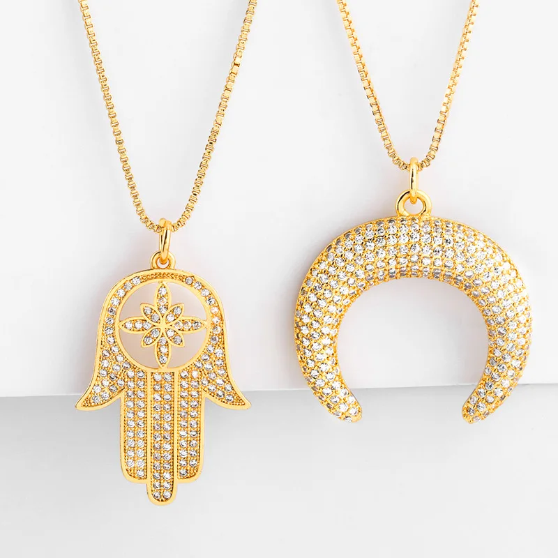 Fatima Necklace Gold Color 