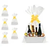 White with bag and bow