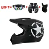 Grande étoile noire + lunettes + masque + gants