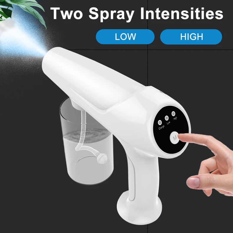 Barber Station Beauty Product Aftershave Gun Barber Supply Portable Rechargeable Design Hair Nano Mister Steamer
