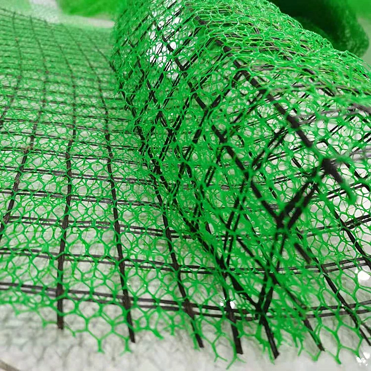 Reinforced Three-dimensional Vegetation Mesh Mat Highway Slope protection Geoglyph Green Spray Seeding Grass Mesh