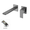 Gunmetal gray square hot melt valve body style