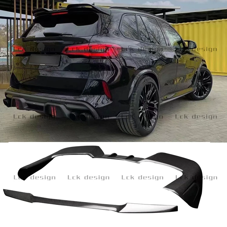 Car Part X5 G05 Engine Hood Aero Kit for BMW F95 X5M Carbon Fiber Body Kit Front Splitter Side Skirt Rear Bumper Diffuser Lip