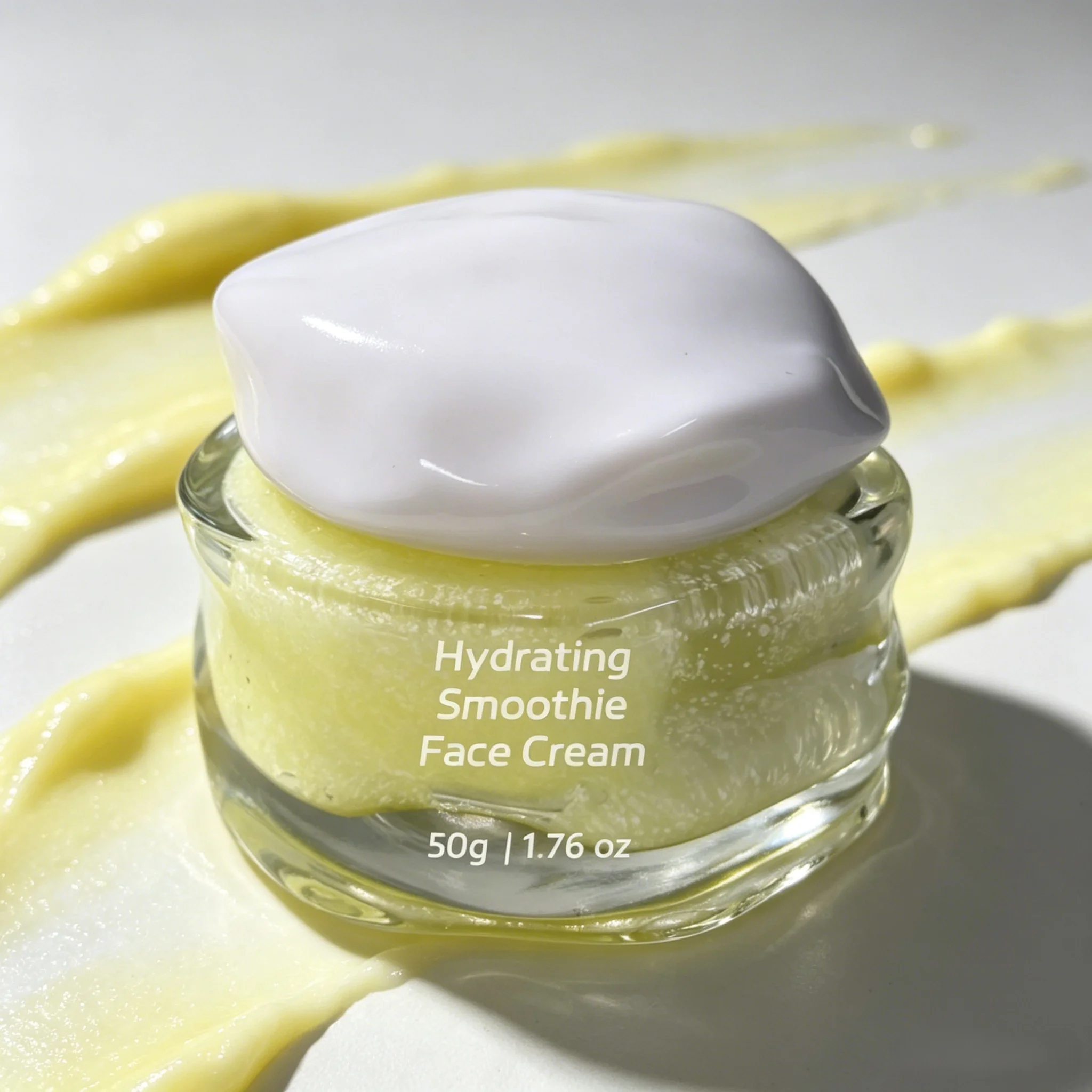 Private Label Shea Butter Natural Vitamin E Anti-aging Smoothie Face Cream Deeply Moisturizing Face Moisturizer